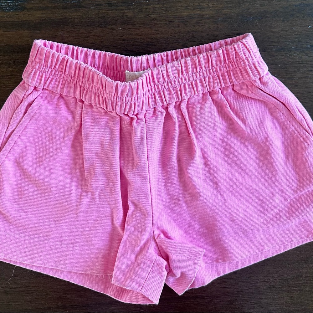 Crewcuts Pink High Waist Shorts